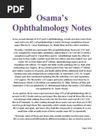 Opthalmology Notes