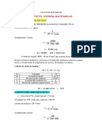 Calculos, Caida de Tension, Seccion de Cable