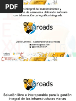 GvSIG Roads Carreteras