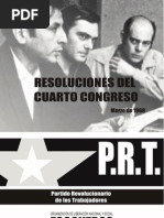 Resoluciones Del Cuarto Congreso Del PRT