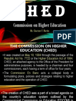 Commission On Higher Education: Ms. Charisse F. Martin