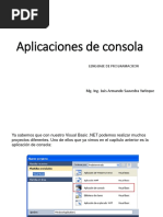 Aplicaciones de Consola