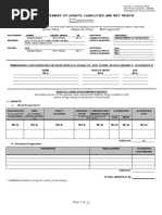 SALN Form Blank and Editable