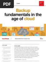 Backup Fundamentals in The Age Cloud