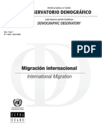 ObservatoriodemograficoCEPAL - Migraciones