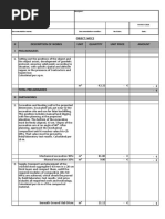 813.129 LP 465.4 B 404 00 - Bill of Quantities