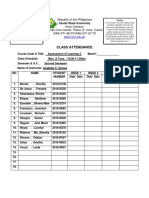 Class Attendance: Imus Campus Cavite Civic Center, Palico IV, Imus, Cavite (046) 471-66-07/ (046) 471-67-70