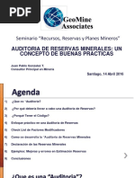 6 - Auditoria de Reservas Minerales - JP. Gonzalez - GeoMine