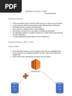 Database Services in AWS: Relational Databases