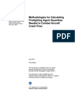 Calculating Firefighting Agent Quantities 