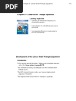 Chapter 8 - Linear-Strain Triangle Equations: Learning Objectives