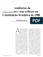 As Novas Tendencias Do Federalismo e Seus Reflexos Na Constituicao Brasileira de 1988 Raul Machado Horta PDF