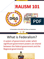 Dilg Federalism 101 (Advance)