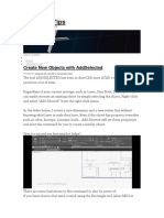 Autocad Tips: Create New Objects With Addselected