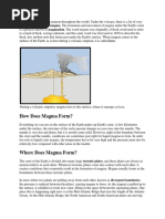 How Does Magma Form?