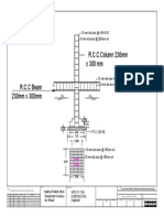 R.C.C.Column 230mm X 300 MM: 12 MM Dia Bars at 4 IN NOS 8 MM Dia Bars at 200mm C/C