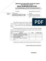 Permohonan Evaluasi Rapbdes Tahun 2019