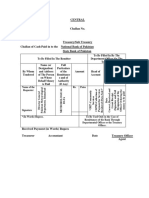 Central T.R.6 Challan No. (Treasury Rule 290) : Name of The Requester Rs. Paisa