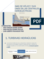 Turbinas de Hélice en Las Centrales Hidroelectricas