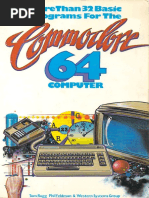 More Than 32 BASIC Programs For The Commodore 64 PDF