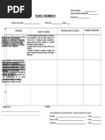 Plantilla de Plan de Tratamiento