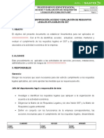 Procedimiento de Requisitos Legales Modelo