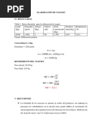 Elaboración de Yogurt