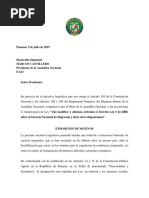 Anteproyecto de Ley Sobre El Servicio Nacional de Migración de Panamá