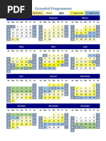 Calender For IT Classes