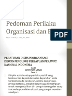 Pedoman Perilaku Organisasi Dan Etik