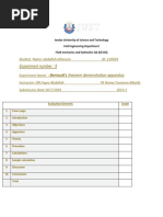 Jordan University of Science and Technology Civil Engineering Department Fluid Mechanics and Hydraulics Lab (CE354)