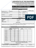 United Architects of The Philippines: - Application Form Amnesty Program