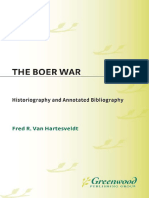 Fred R. Van Hartesveldt - The Boer War - Historiography and Annotated Bibliography (Bibliographies of Battles and Leaders) (2000)