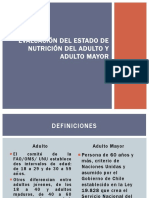 Evaluación Del Estado de Nutrición Del Adulto y Adulto Mayor