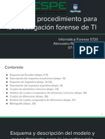 Modelo y Procedimiento para La Investigación Forense de TI PDF