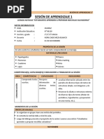 Sesion de Aprendizaje 2 Noviembre