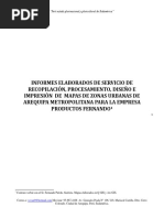 Informes Planos Urbanos Arequipa Metropolitana