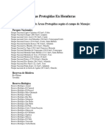 Principales Parques Nacionales en Honduras