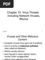 Virus Threats Including Network Viruses, Worms