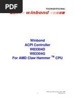 Winbond ACPI Controller W83304D W83304G For AMD Claw Hammer CPU