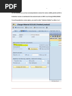 SAP Production Version