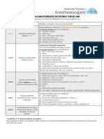 Sistema de Clasificación de Estado Físico Asa