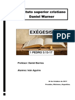 Exegesis de 1 Pedro 3.13-17