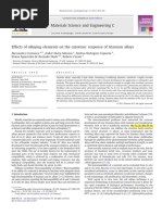 Effects of Alloying Elements On The Cytotoxic Response of Titanium Alloys