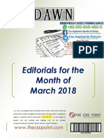 Monthly DAWN Editorials March 2018 Final