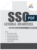 SSC General Awareness Topic-Wise LATEST 35 Solved Papers (2010-2016)