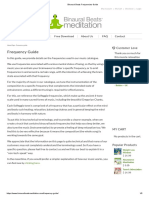 Binaural Beats Frequencies Guide