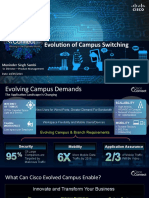 Evolution of Campus Switching Muninder