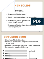 Lecture 08 - Diffusion in Solids PDF