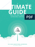 The Ultimate Guide For Scaling Sales and Raising Capital 100 SaaS Questions Answered V1